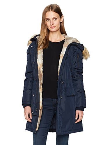 1 Madison Women's Mixed Media Parka