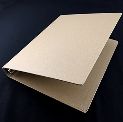 Kraft Paper 4-Hole Ring Binder Folder/File/Cover For Journal Note Book Diary (A4)