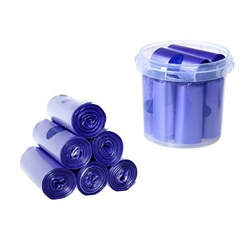 Kitchen Bags, small drawstring garbage bags, (5L, Purple)