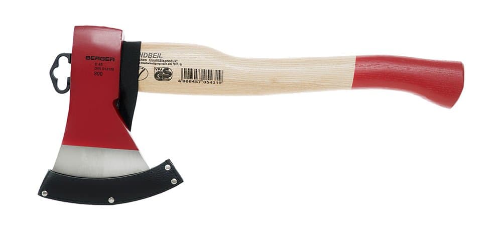 Berger hand axe 5431 with forged axe head axe with ash wood handle