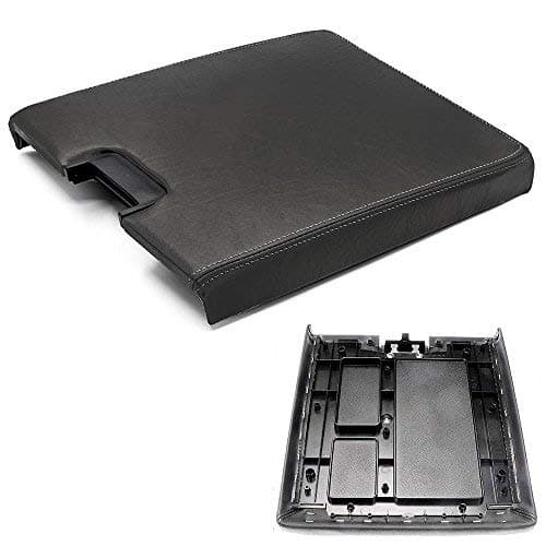 Quality Accessories Split Bench Seating Center Console Top Lid w/ Latch Compatible With Chevy GMC Pick Ups/SUVs