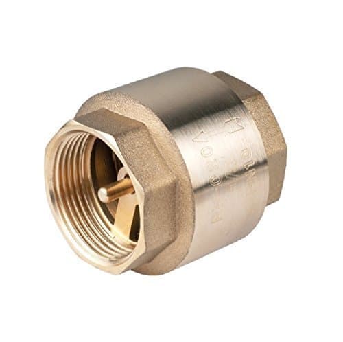 HYDROBIL Non Return Check Valve, 1/2" BSP Female Threads, Solid Brass Construction, Max. Pressure 16 Bar, Temp. Range -20°C to 150°C, Prevents Water from Flowing Back, Durable & Corrosion Resistant