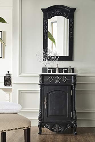 24 in. Single Vanity in Empire Black Finish