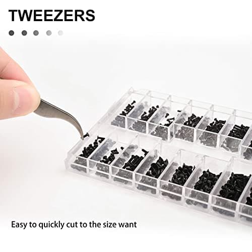 Jalan 630 Pcs Tiny Micro Repair Screw Kit with Screwdriver for Spectacles, Laptop, Jewelry - Convenient Easy Carry