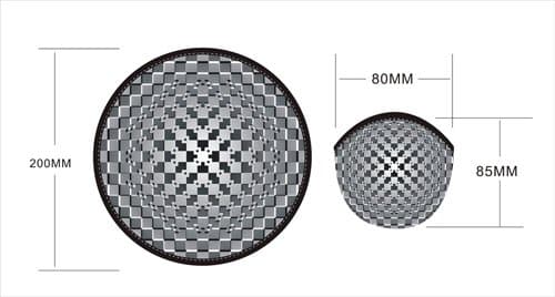 Foldable Collapsible Frisbee Fan With Pouch - Silver Box - Set of Two