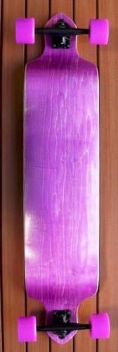 Purple Drop Down Lowrider Downhill Complete Longboard Skateboard