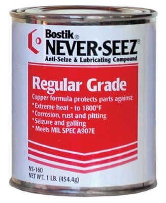 Never-Seez Regular Grade Compounds, 1 lb Brush Top Can