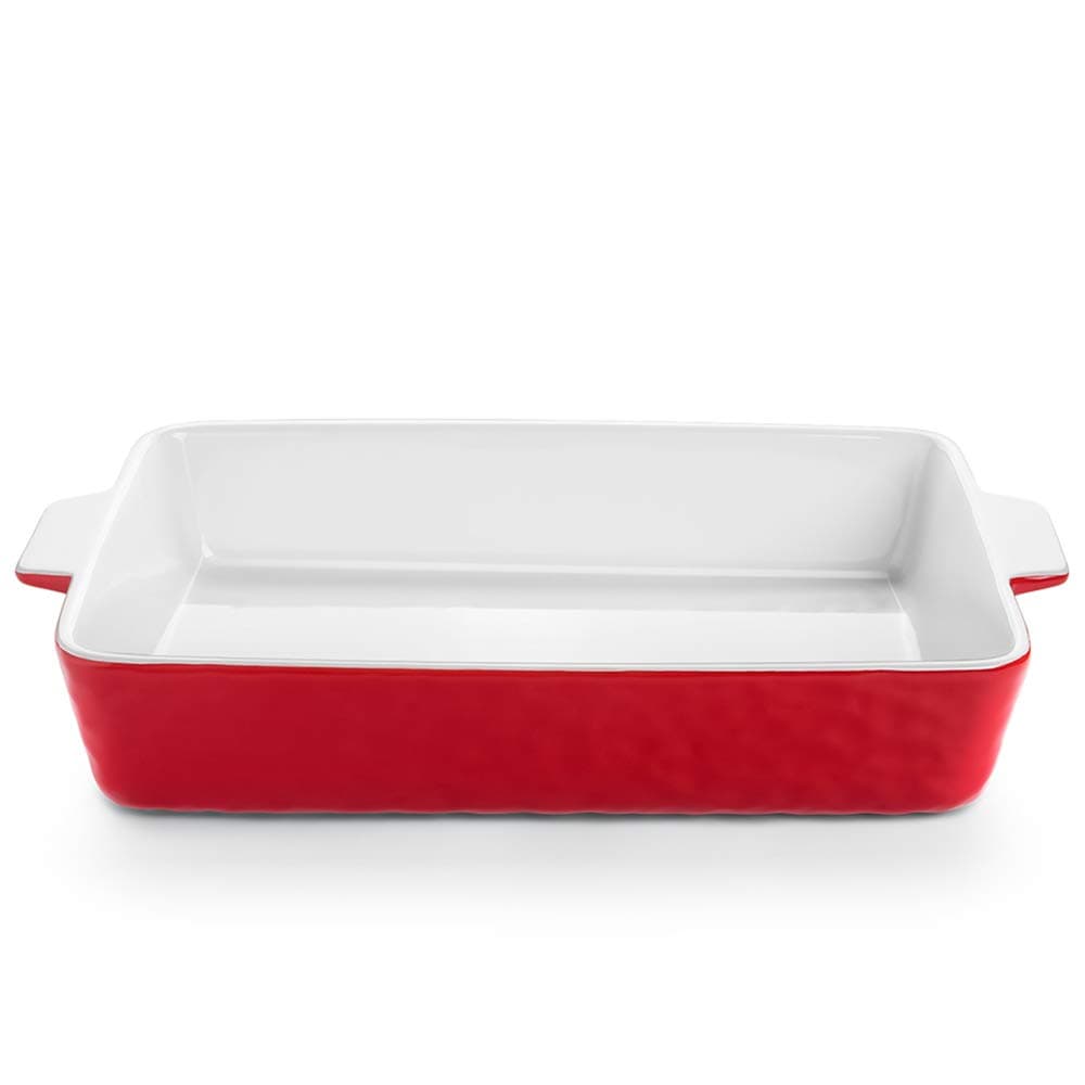 Baking Dish, Casserole Dish for Oven, Lasagna Pan Deep 9x13 Ceramic Baking Pan Bakeware for Lasagna, Cooking, Kitchen, Cake Dinner, Banquet and Daily Use, Wedding Gift