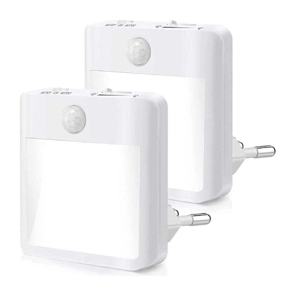 LED Night Light, DORESshop Night Lights Plug Into Wall [2 Pack] with Dusk-to-Dawn Sensor, Dimmable Nightlights, Adjustable Brightness for Bathroom, Hallway, Bedroom,Kids Room,Staway,Soft White 3000K