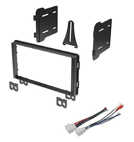 ASC Audio Car Stereo Install Dash Mount Kit and Wire Harness Combo to Install an Aftermarket Double Din Radio for Select Ford, Lincoln, and Mercury Vehicles - Compatible Vehicles Listed Below