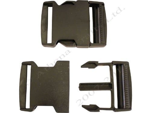 1 x 50mm Black Side Release (Quick Release) Buckles
