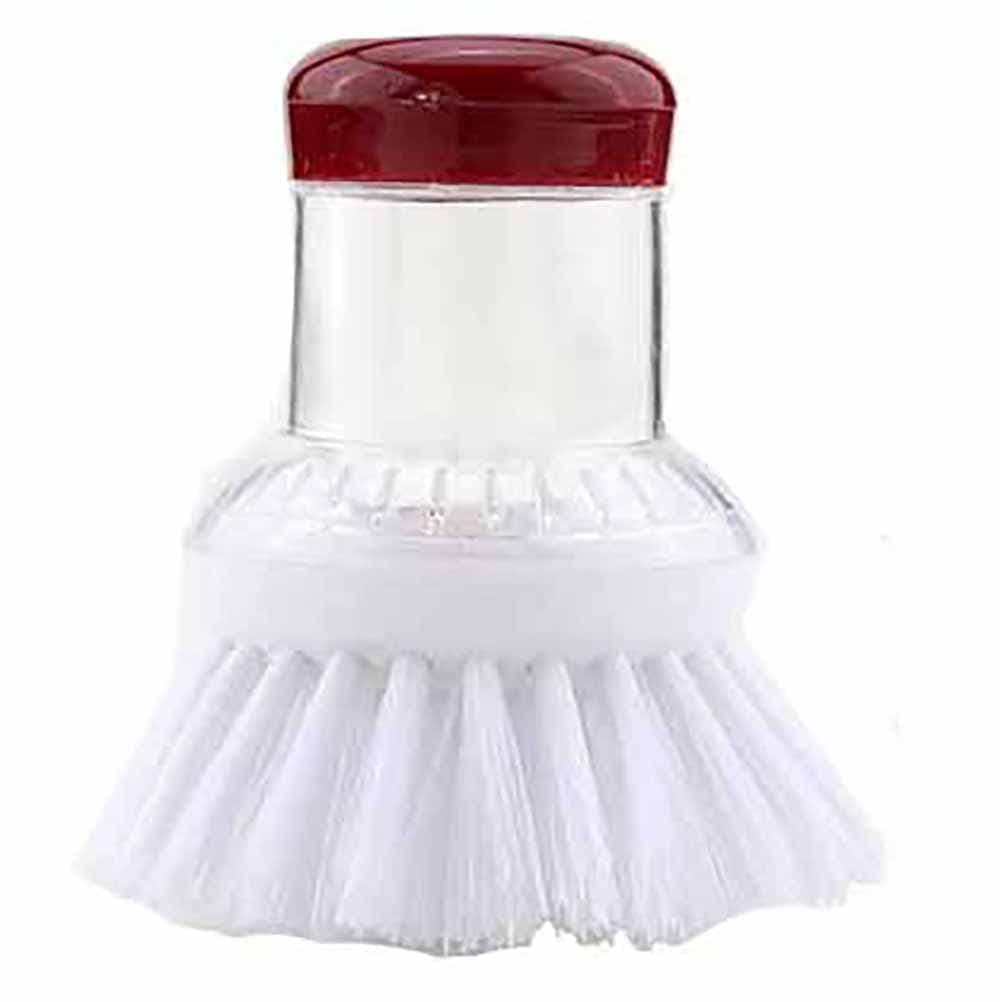 Home Pro Bubble Scrubber Pot Brush, Red/White, 2142