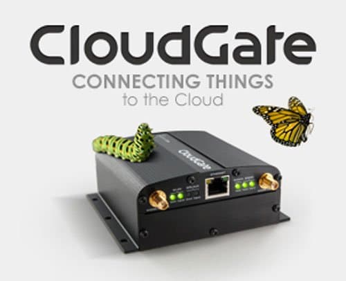 Option CloudGate 3G M2M Expandable Intelligent Gateway Modem with nanoWIPOM PLC - AC Power - 2 Antennas