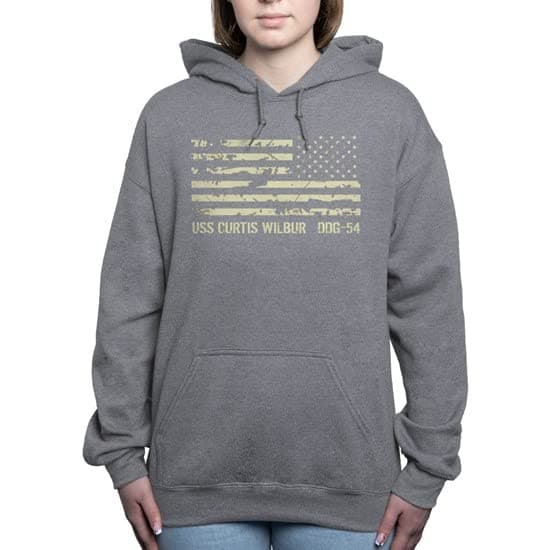 CafePress USS Curtis Wilbur Sweatshirt
