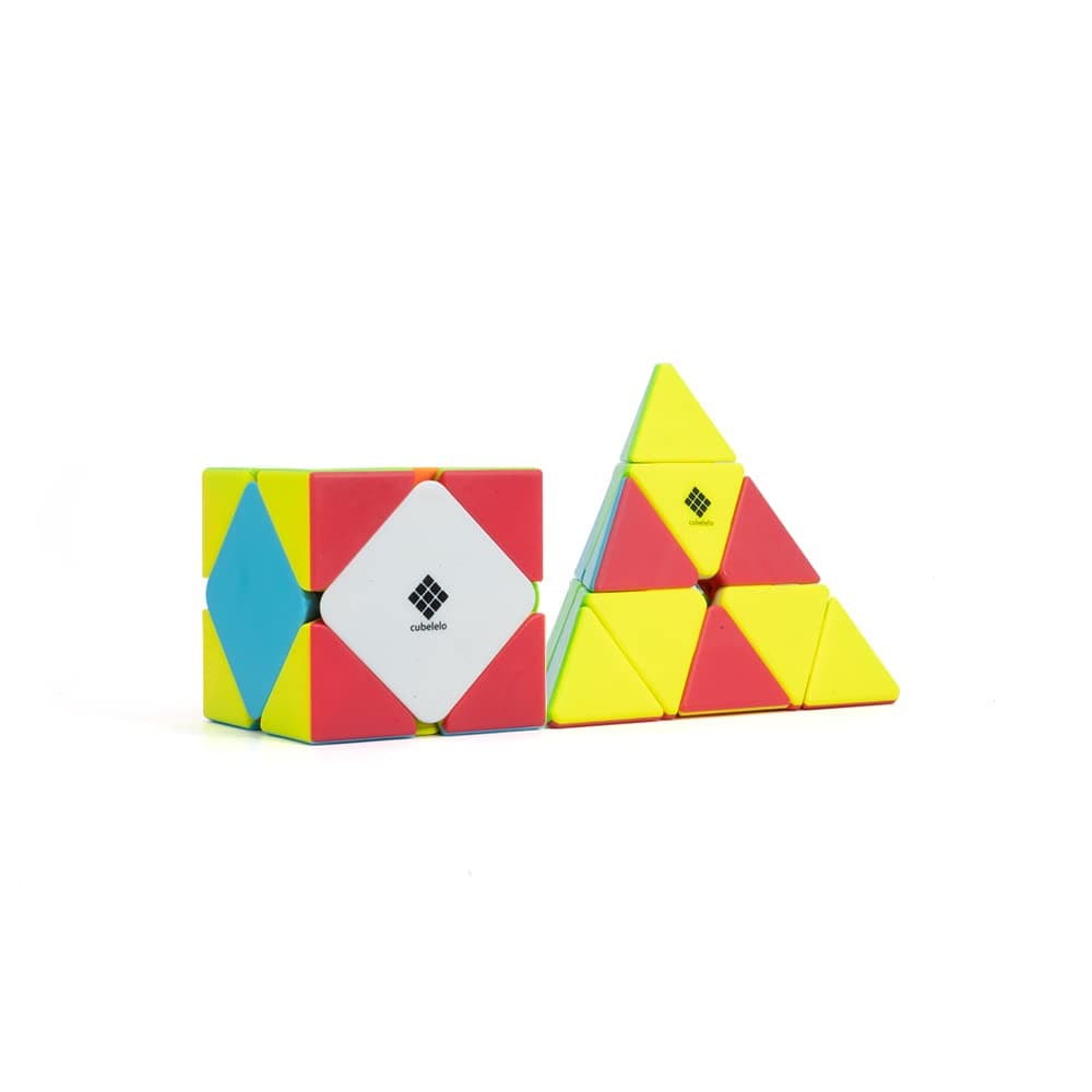 Cubelelo Kid Drift Skewb & Pyraminx Combo Stickerless