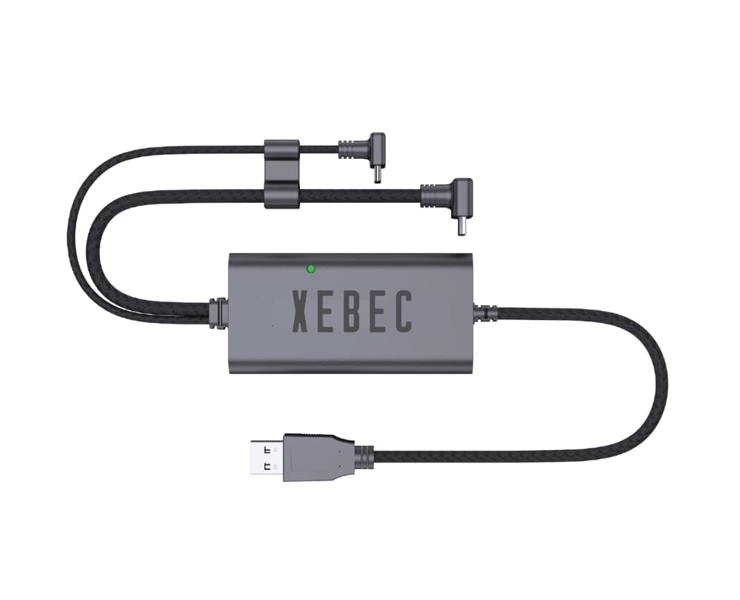 Xebec Tri-Screen 2 Adapter | USB-A to USB-C & Mini HDMI Adapter Tri-Screen 2 | Enables One Screen for Laptops with USB-A Only | Compatible with Mac, Windows, and Chromebook