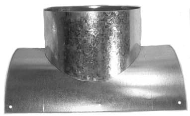 Midwest Ducts 5" 90 deg Vent Saddle