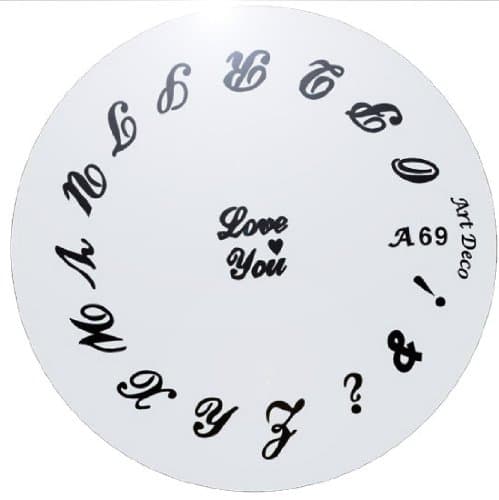 MoYou Nail Art Image Plate A69