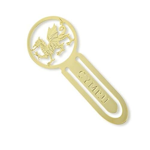 Gold Plated Welsh Dragon Bookmark