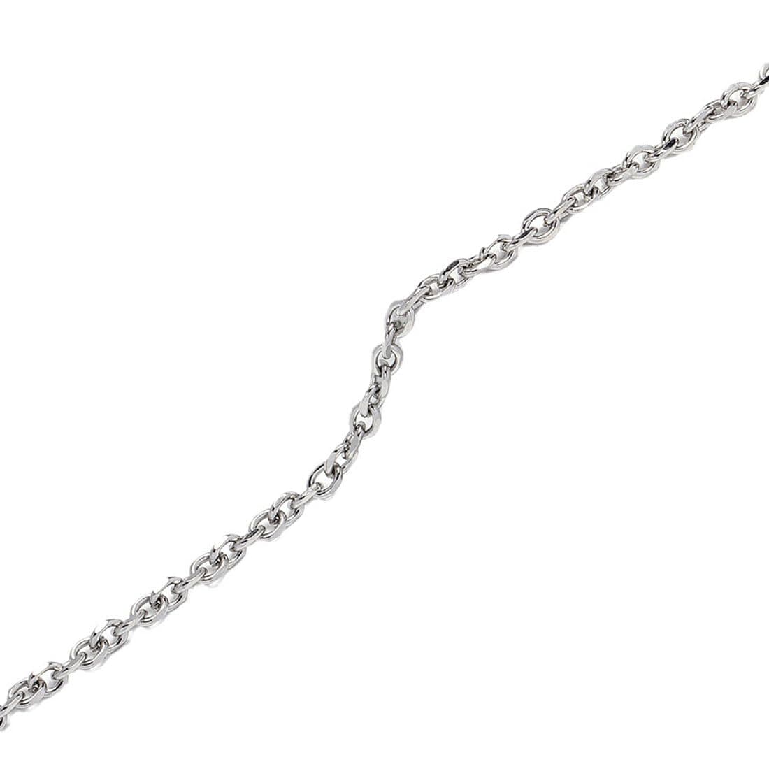 Generic100cm 4mm Width Stainless Steel Link Chain Bulk Necklace Cable Chain for Diy Jewelry Making Bracelet Chain Supplies NO Fade Fashion