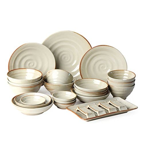 Buncheong ware, Korean Ceramic Tableware Set(26p) for 4 Person, Korean porcelain.