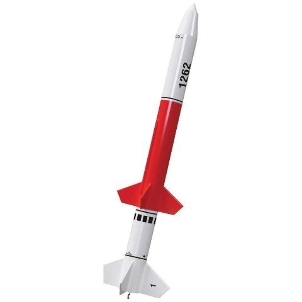Estes7266 Red Nova Flying Model Rocket Kit | Advanced Level | Soars 800 ft. 244 m.