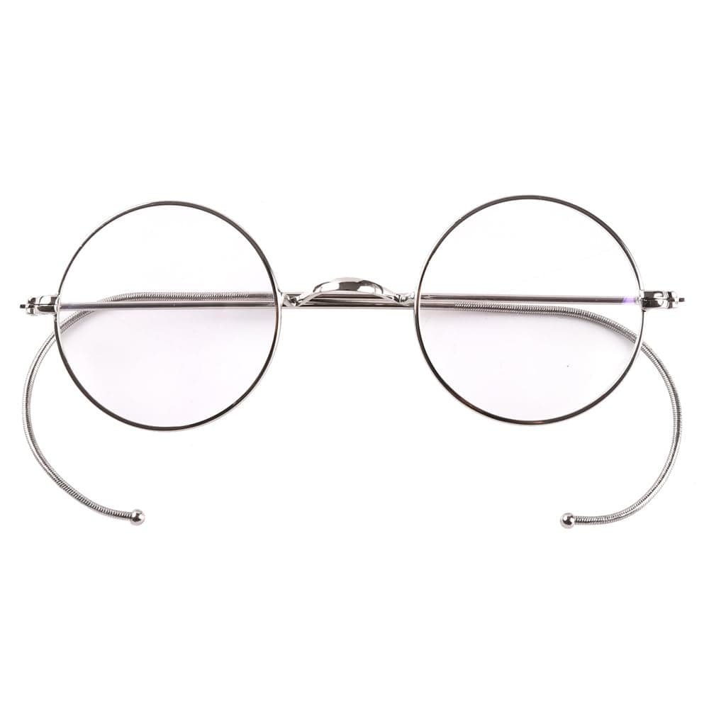 Retro Small Round Optical Rare Wire Rim Eyeglasses Frame