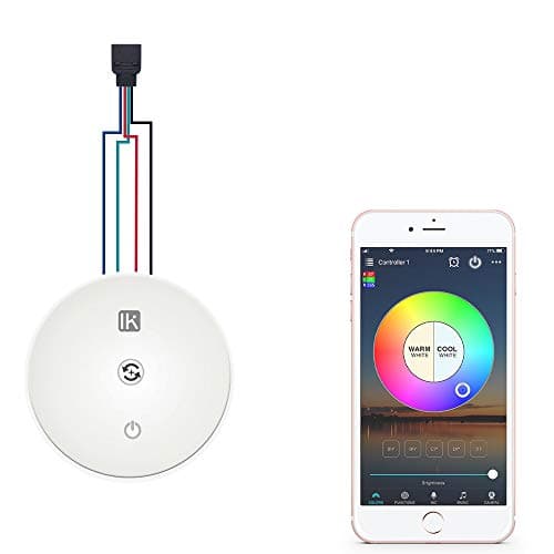 LED Strip Light Bluetooth Remote Controller, InnKoo Magic UFO for RGB RGBW 5050 3528 DC 12V 24V, Compatible with iOS and Android, for Home Bedroom Garden Party Wedding Decoration and More (Bluetooth)