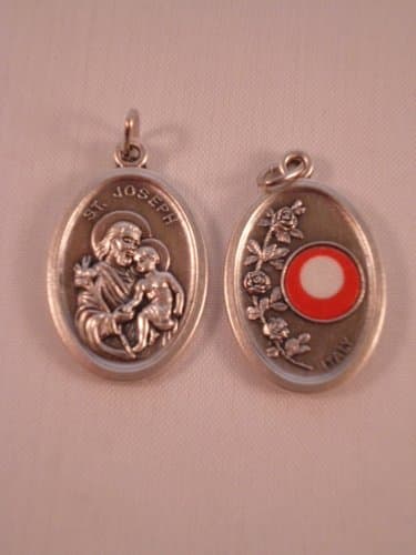 St Joseph ~ Medal with relic