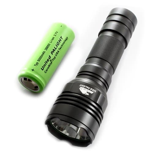 Palight E2 Us8 Waterproof LED Flashlight Torch Rechargeable Six Modes