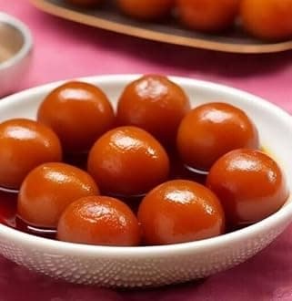 Pure Fresh Authentic Indian Sweets Mithai Ladoo, Kaju Barfi, Soan Papri, Baklawa, Rasgulla, Gulab Jamun, Ras Malai for Celebrate Any Occassion (Gulab Jamun, 1 Kg)