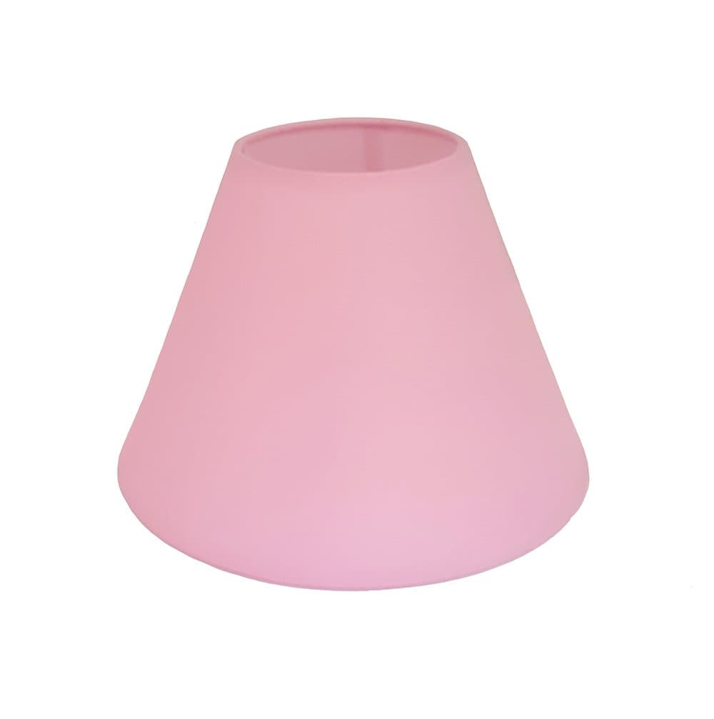 9" Coolie Ceiling Table Lamp Shade Black Cream Lt Blue Lt Green Navy Peach Red - Main Colour: Pink