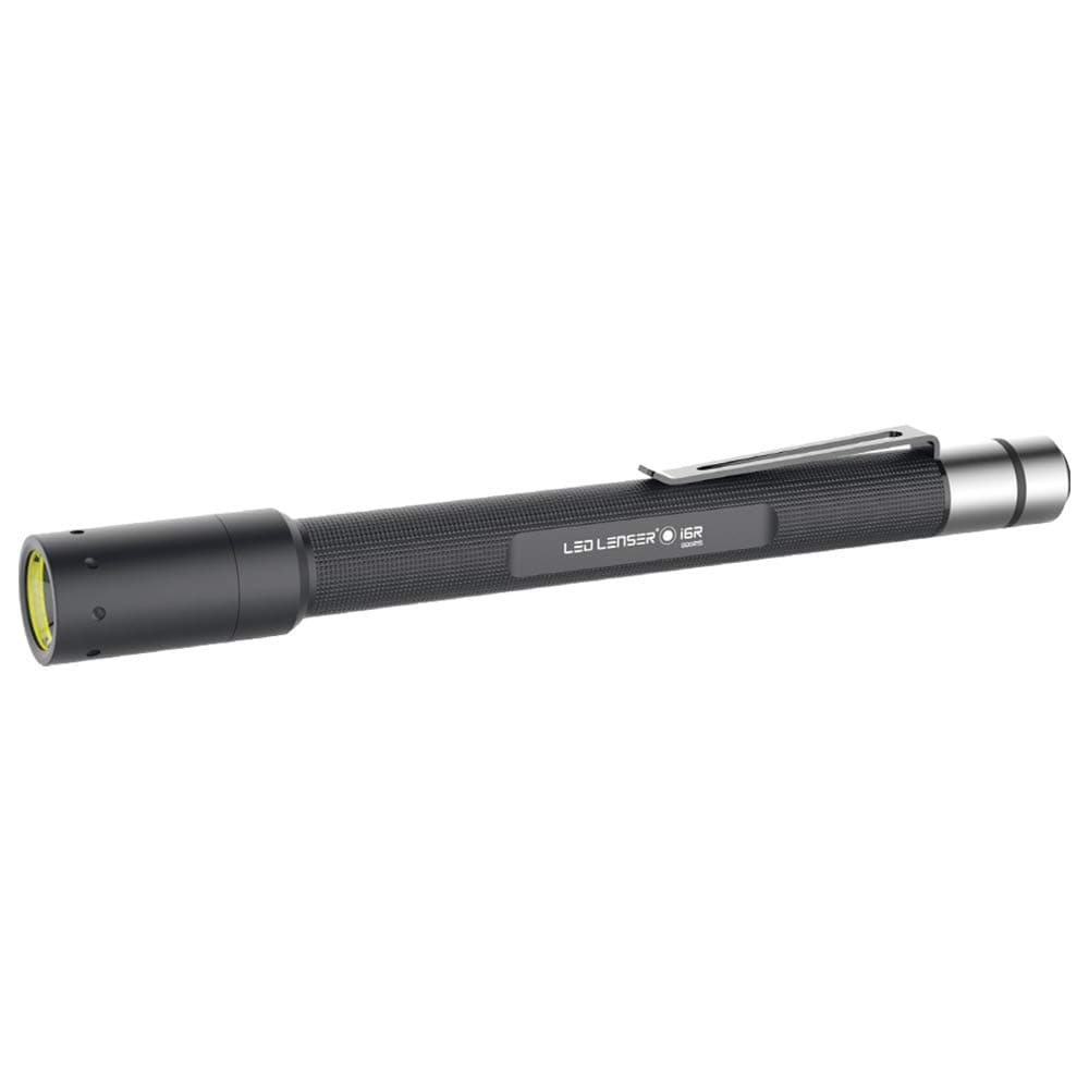 LED Lenser - i6R Industrial Rechargeable Flashlight, Black
