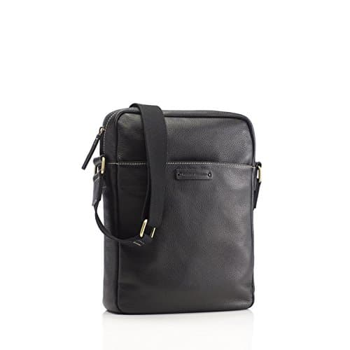 Corbin Leather Bag for 11-Inch Tablet - Black