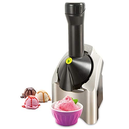 Desktop Ice Cream Machine, Household Fruit Ice Cream Machine 500ML Gold Capacity One-Touch Switch Operation is Simple and Suitable for Family