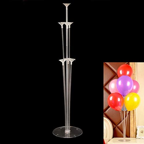 1 Plastic Balloons Stand Table Balloon Support Rack Set for Wedding Party Desk