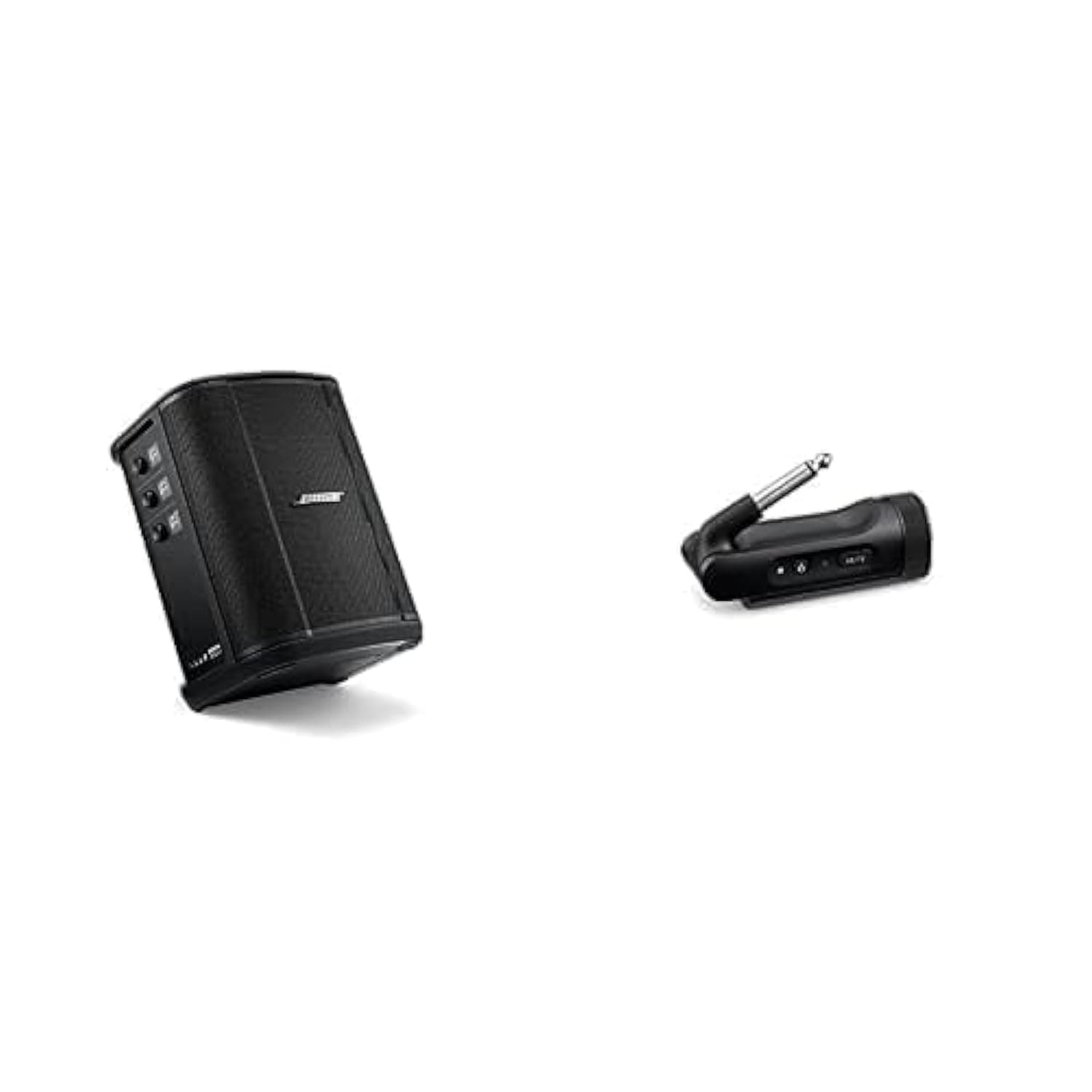 New Bose S1 Pro+ All-in-one Powered Portable Bluetooth Speaker Wireless PA System, Black + Transmitter