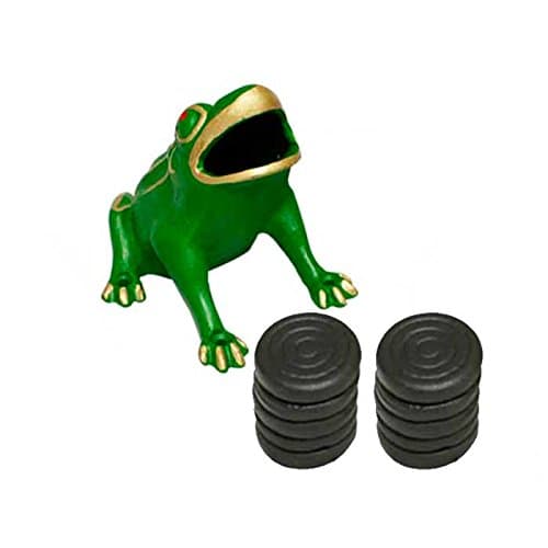 CADENASFrog Game/Sapo Game/Toad in The Hole Game “Complete” cast Iron: 1 Frog/Sapo and 10 Tokens.