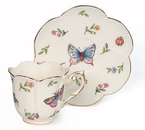 TEACUP/SAUCER MORNING MEADOWS