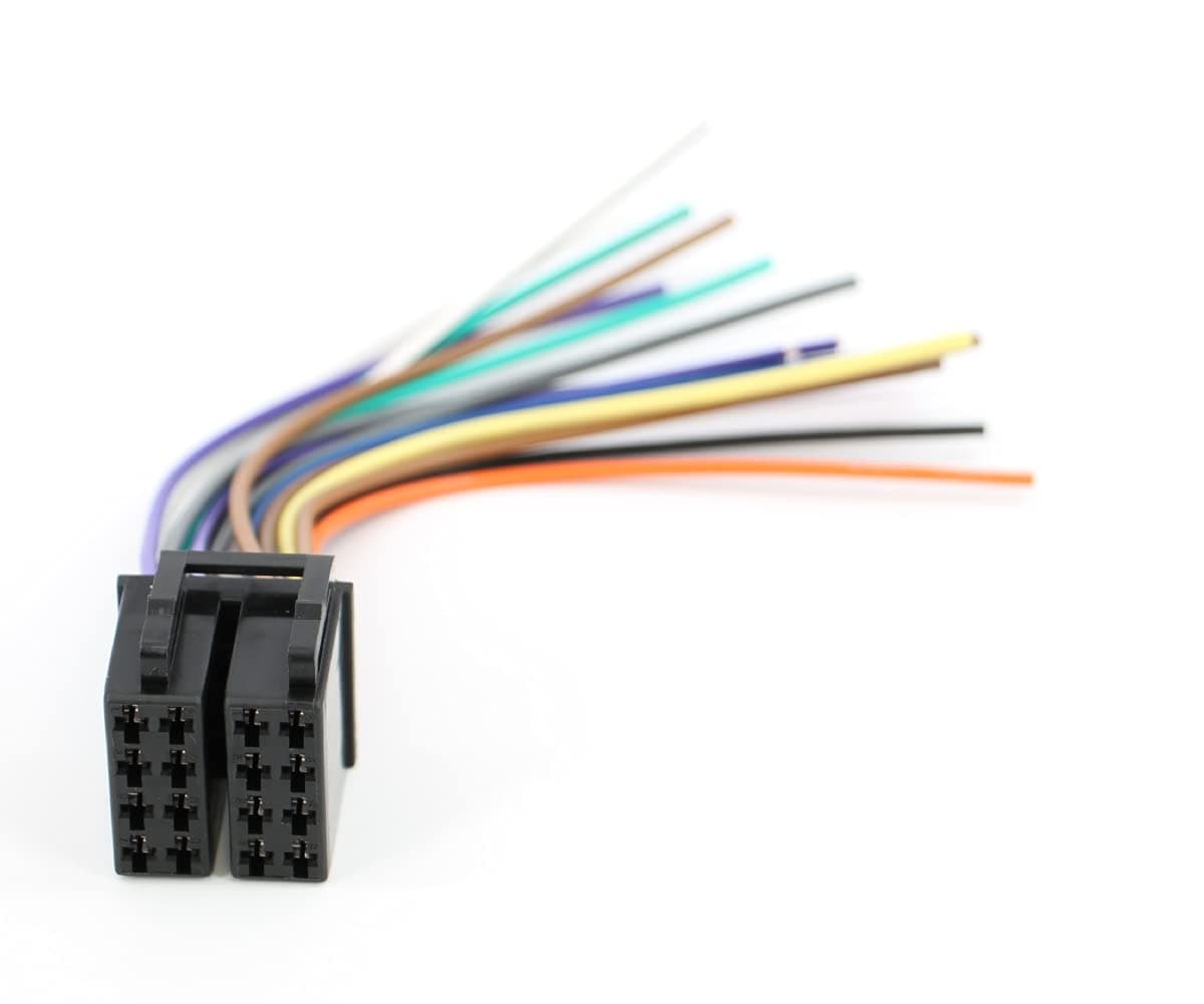 XtenziCar Radio Wire Harness Compatible with Pyle CD DVD Navigation in-Dash - XT91056