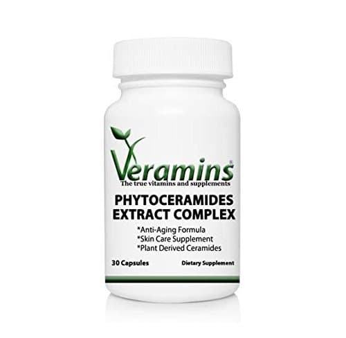 Phytoceramides Extract Complex - Phytoceramides Made from Rice - with Vitamins A, C, D and E for Skin Hair and Nails Care Formula - Men - Women