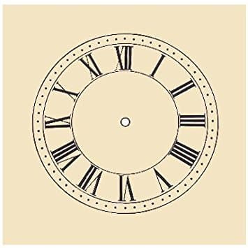 Roman Shaker Style Square Metal Dial