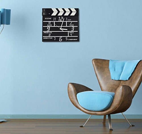 Electronic Movie Clapper Board Gift Decorative Desk Clock