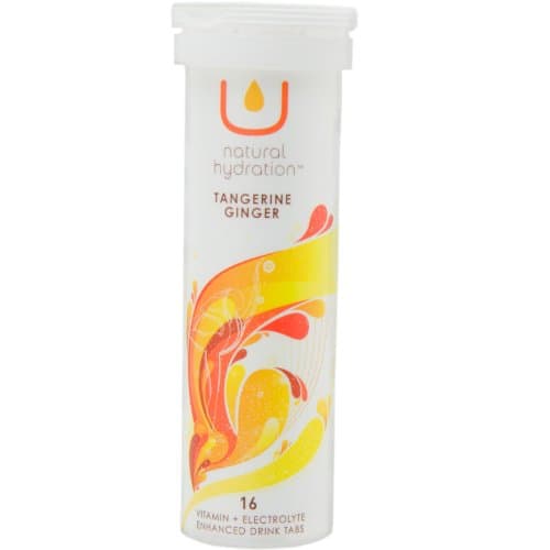 U Natural Tangerine Ginger Hydration Drink, 16-Count (Pack of 2)