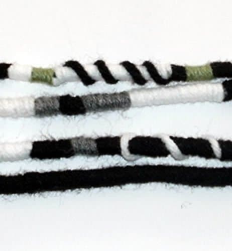 Black/White/Gray Color Scheme, Qty: 1 Dreadlocks Accessory, Dread Wrap, Hair Fall, Hair Wrap, Colorful Accessories for Dreads, Braids, Curls