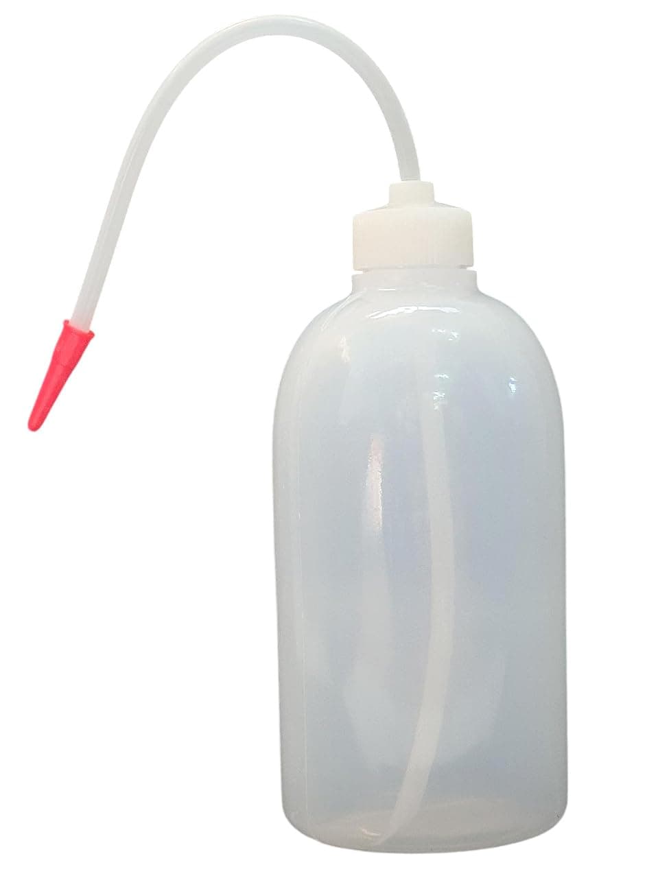 Polypropylene Wash Bottle|500 ml|unbreakable with Polypropylene flexible delivery tube|screw cap and tube cap|Chemistry Lab Equipment|Laboratory and Scientific Product|Pack of 1