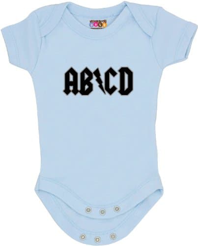 "AB/CD" Onesie/Bodysuit (3 - 6 months, Blue)