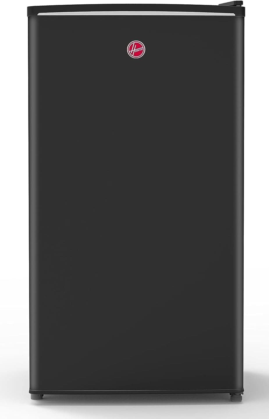 Hoover 118L Single Door Compact Refrigerator with Freezer Compartment - Mechanical Control, Adjustable Thermostat, Security Lock, 1 Removable Shelf, Defrost Feature, 1 Year Warranty, Black HSD-K118-B