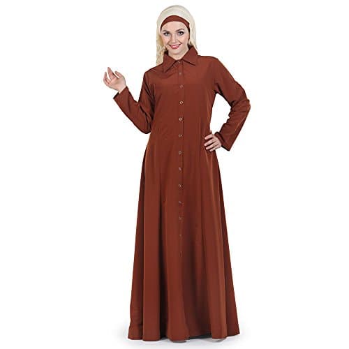Momin Libas Women's Adab Two Piece Collar Front Open Abaya