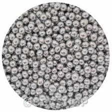 Planet Bake Dragees Silver Sugar Cake Cupcake Cookie Sprinkles, 2mm